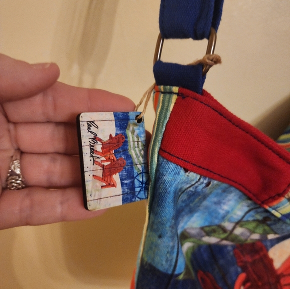 Paul Brent Beach Scene  shoulder bag - Picture 6 of 11